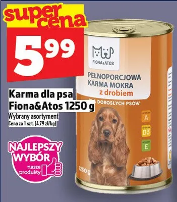 Karma dla psa pełnoporcjowa karma mokra z drobiem promocja w TOPAZ