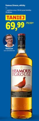 Whisky Famous Grouse promocja w Lidl