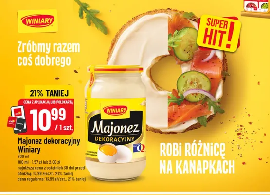 Majonez dekoracyjny Winiary promocja w POLOmarket