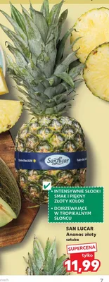 Ananas złoty San Lucar promocja w Kaufland