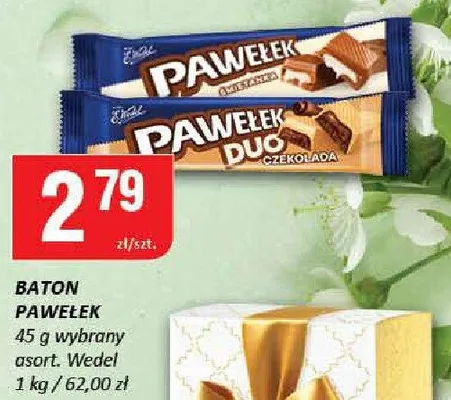 Baton Pawełek w wybrany asort. promocja w Chorten