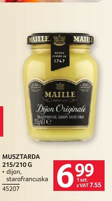 Musztarda dijon Maille promocja w Selgros