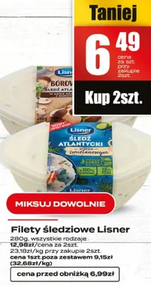 Filety śledziowe Lisner promocja w Supeco