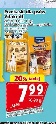 Przekąski dla psów Vitakraft Noshies indyk promocja w Prim Market
