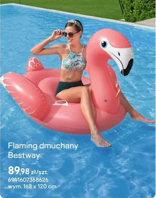 Flaming dmuchany Bestway promocja w Castorama