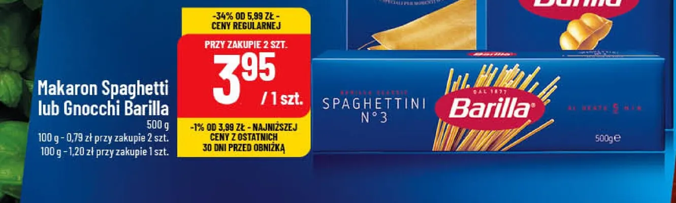 Makaron Gnocchi Barilla promocja w POLOmarket