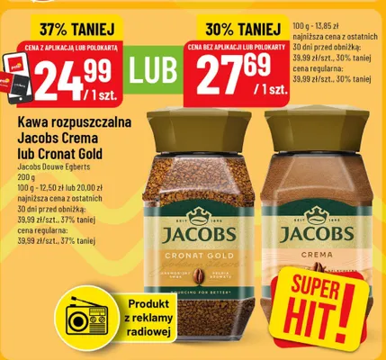 Kawa rozpuszczalna Crema promocja w POLOmarket