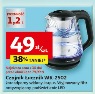 Czajnik łucznik WK-2502 promocja w Auchan
