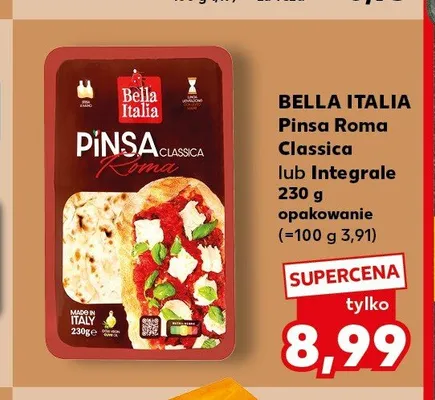 Pinsa Roma Integrale Bella Italia promocja w Kaufland