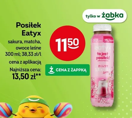 Posiłek sakura, matcha, owoce leśne promocja w Żabka