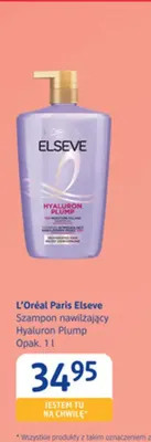 Szampon nawilżający Hyaluron Plump L'Oréal Paris Elseve promocja w Drogerie DM