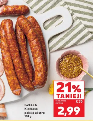 Kiełbasa polska ekstra promocja w Kaufland