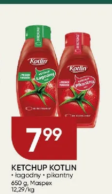 Ketchup pikantny Kotlin promocja w Chata Polska