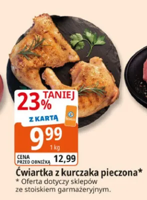 Ćwiartka z kurczaka pieczona promocja w Leclerc