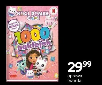 Książka Koci Domek Gabi 1000 naklejek oprawa twarda promocja w Empik