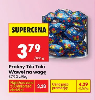 Praliny Tiki Taki Wawel na wagę promocja w Biedronka