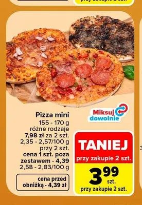 Pizza mini promocja w Carrefour