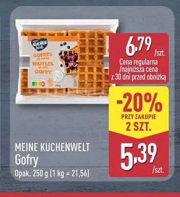 Gofry Meine Kuchenwelt promocja w Aldi