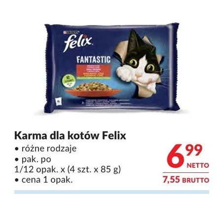 Karma dla kotów Felix Fantastic promocja w Makro