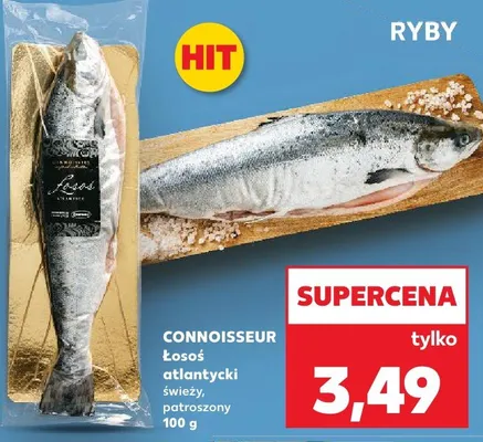Łosoś atlantycki świeży, patroszony promocja w Kaufland