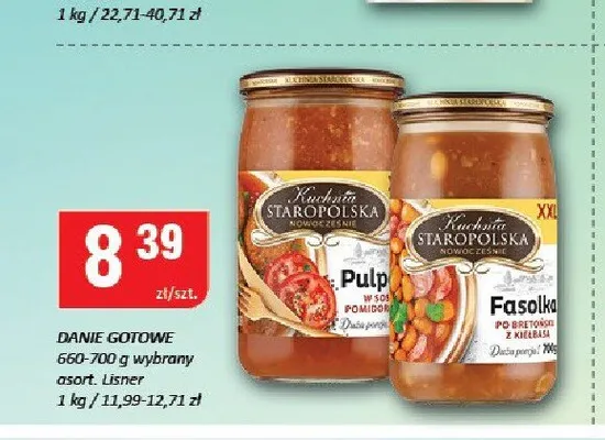 Pulpety w sosie pomidorowym Kuchnia Staropolska promocja w Chorten