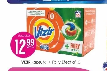 Kapsułki do prania Vizir z Fairy Efekt promocja w Drogerie Jasmin