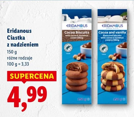 Ciastka z nadzieniem promocja w Lidl