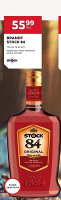 Brandy Stock 84 promocja w Stokrotka