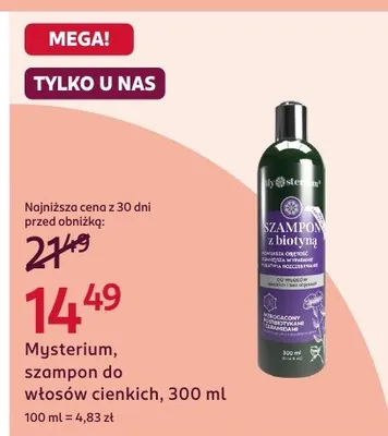 Szampon do włosów cienkich promocja w Rossmann