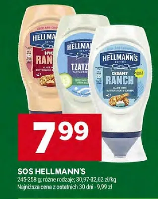 Sos Hellmann's spicy ranch promocja w Stokrotka