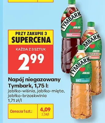 Napój niegazowany Tymbark promocja w Biedronka