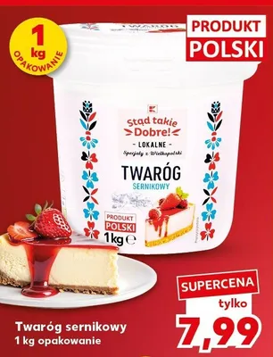 Twaróg sernikowy Stąd Takie Dobre! promocja w Kaufland