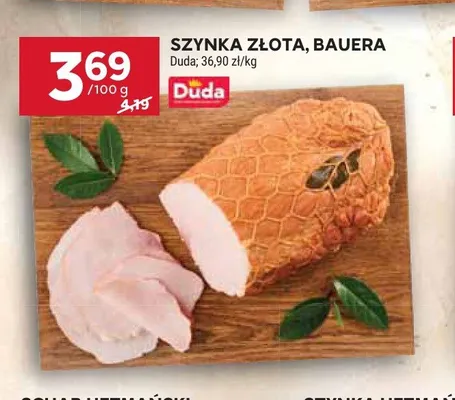 Szynka Złota Bauera Duda promocja w Stokrotka