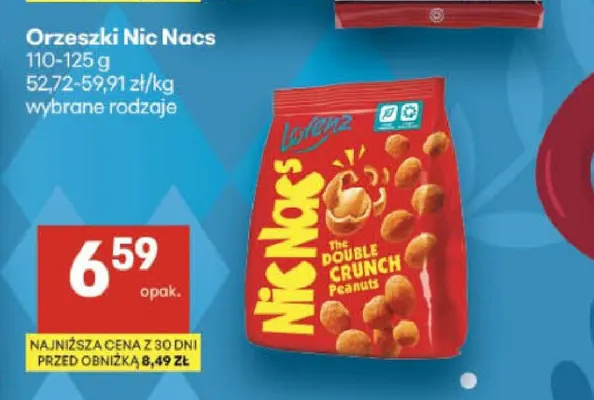 Orzeszki Nic Nac's promocja w Delikatesy Centrum