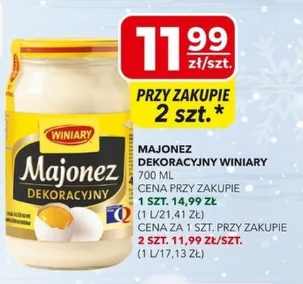 Majonez dekoracyjny promocja w Top Market