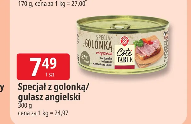 Gulasz angielski Côté Table promocja w Leclerc