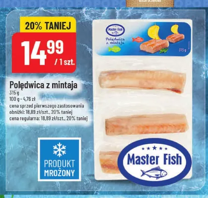 Polędwica z mintaja Master Fish promocja w POLOmarket