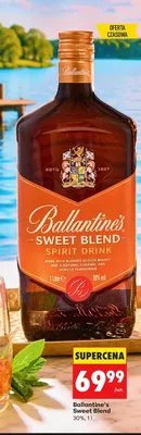 Napój spirytusowy Ballantine's Sweet Blend promocja w Biedronka