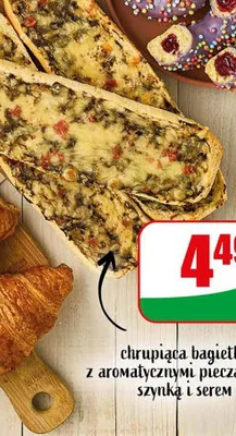 Zapiekanka z pieczarkami i szynką Dino promocja w Dino