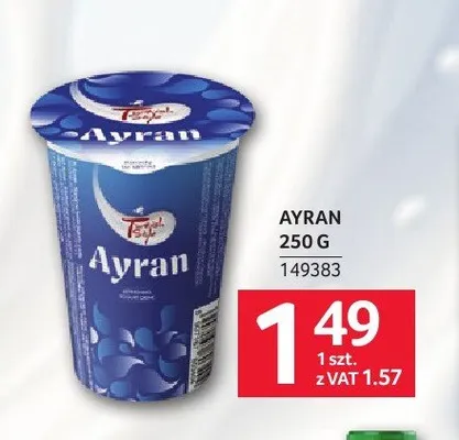 Napój jogurtowy Ayran promocja w Selgros