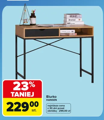 Biurko Hansen promocja w Carrefour