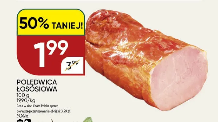 Polędwica łososiowa promocja w Chata Polska