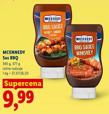 Sos BBQ MCENNEDY promocja w Lidl
