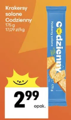 Krakersy solone Codzienny promocja w Delikatesy Centrum