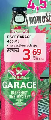 Piwo Garage Raspberry Lime Punch 400ml promocja w Selgros