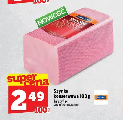 Szynka konserwowa Tarczyński promocja w TOPAZ