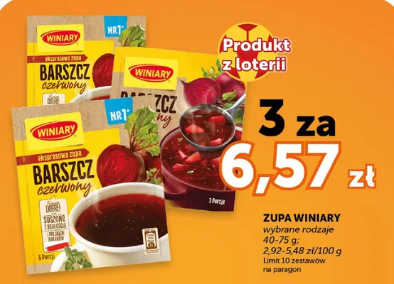Zupa ekspresowa Barszcz czerwony Winiary promocja w ABC