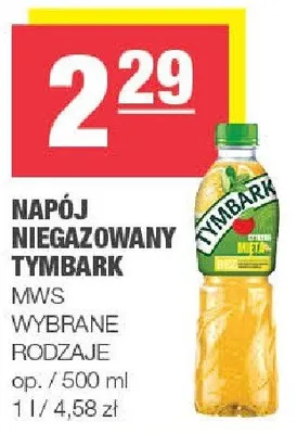Napój niegazowany Tymbark MWS promocja w SPAR