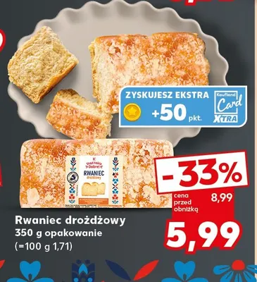 Rwaniec drożdżowy Stąd Takie Dobre! promocja w Kaufland