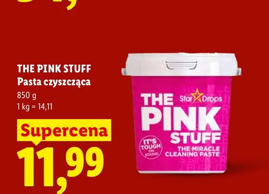 Pasta czyszcząca The Pink Stuff promocja w Lidl